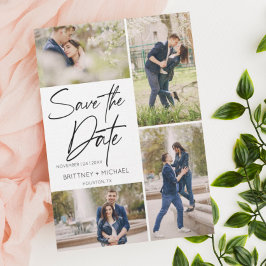 Hand Lettered Afbeelding Collage Save The Date
