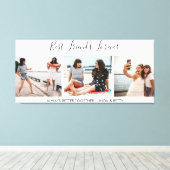 Hand Lettered Best Friends Forever 3 Fotocollage Canvas Afdruk (Insitu (Houten vloer))