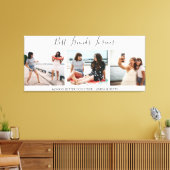 Hand Lettered Best Friends Forever 3 Fotocollage Canvas Afdruk (Insitu (Woonkamer))