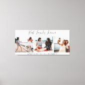 Hand Lettered Best Friends Forever 3 Fotocollage Canvas Afdruk (Voorkant)