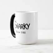 Hand-Lettered Black Ink Snarky Humour Magische Mok (Voorkant links)