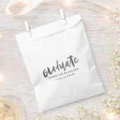Hand Lettered Favor Bag Bedankzakje (Geknipt)