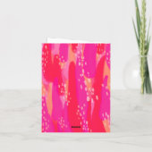 Hand Lettered Galentine I Love Our Friendship Feestdagen Kaart (Achterkant)