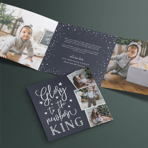 Hand Lettered Glory Multifoto Drieluik Wenskaart