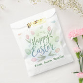 Hand-Lettered Happy Easter Watercolor Bedankzakje (Gezegeld)