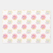 Hand-Lettered Happy Easter Watercolor Inpakpapier Vel (Voorkant 3)
