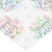 Hand-Lettered Happy Easter Watercolor Tafelkleed (Gekanteld)