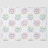 Hand-Lettered Happy Easter Watercolor Tissuepapier (Voorkant)