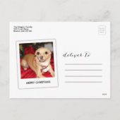 Hand Lettered Holiday Card Feestdagenkaart (Achterkant)