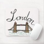 Hand Lettered London Bridge Muismat (Met muis)