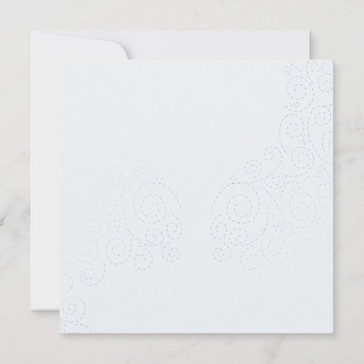 Hand Lettered Love Licht Roze Bruiloft Vierkant Kaart (Achterkant)