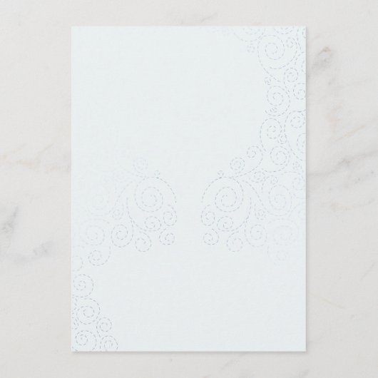 Hand Lettered Love Roze Ballon Bruiloft Diner Menu (Achterkant)