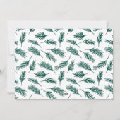 Hand-Lettered Merry Christmas Green 7 Foto Feestdagenkaart (Achterkant)