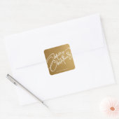 HAND-LETTERED MERRY CHRISTMAS | HOLIDAY STICKER (Envelop)