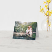 Hand Lettered Moederdag Typografie Foto Kaart (Gele Bloem)