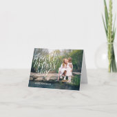 Hand Lettered Moederdag Typografie Foto Kaart (Voorkant)