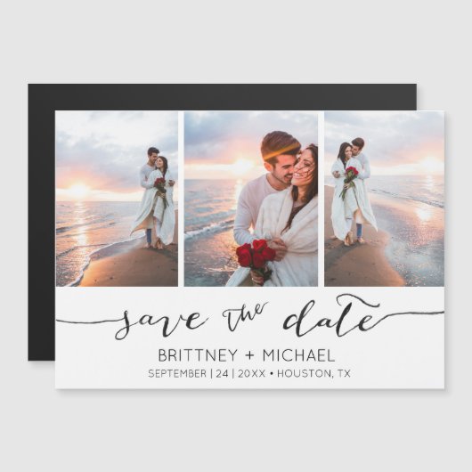 Hand Lettered Photo Collage White (Voorkant / Achterkant)