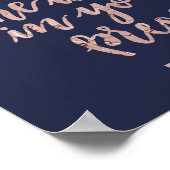 Hand Lettered Psalm 16:11 Roos Gold Foil Poster (Hoek)