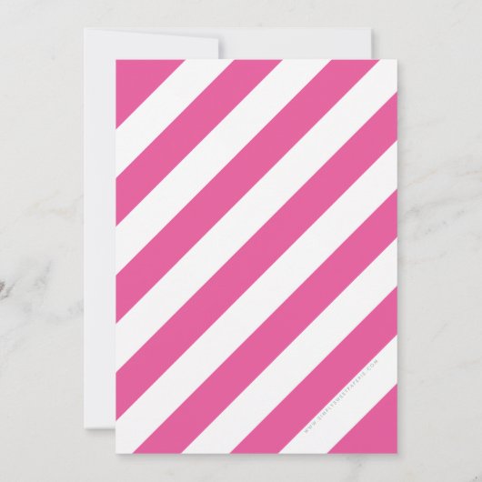 HAND LETTERED SCRIPT, zoet 16 trendy hot roze goud Kaart (Achterkant)