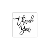 Hand Lettered Thank You Script Rubberstempel (Afrduk)