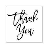 Hand Lettered Thank You Script Zelfinktende Stempel (Design)