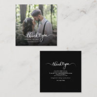 Hand-Lettered Wedding Foto Hartelijk dank