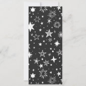 Hand Lettered Wishes | Kerstfoto Retro Kaart (Achterkant)