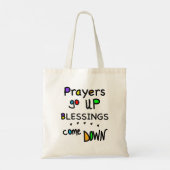 Hand Lettering Colorful Prayers Church Bag Tote Bag (Achterkant)