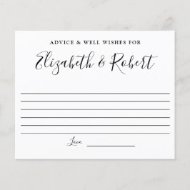 Hand Lettering elegant eenvoudig advies wenst