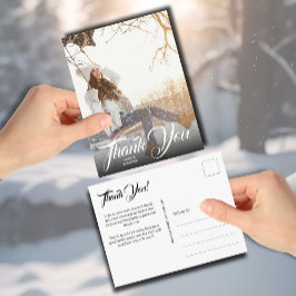 Hand Lettering Foto Afstuderen Hartelijk dank Brie Briefkaart