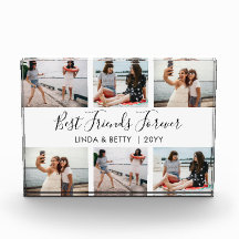 Hand Letters Best Friends Forever 6 Photo Block.