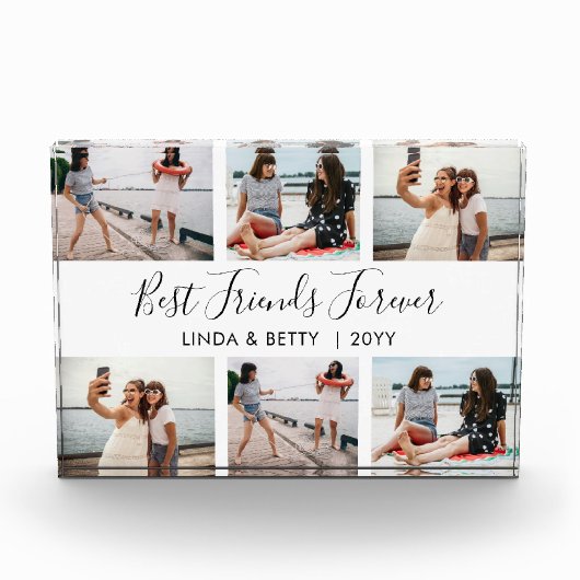 Hand Letters Best Friends Forever 6 Photo Block. Fotoblokken (Voorkant)