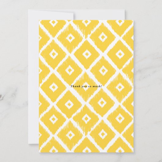 Hand Lettert het Verticale Afstuderen van het Manu Bedankkaart (Achterkant)