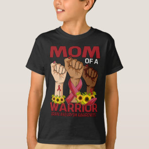 Hand Mam Van Een Krijger Hersenaneurysma Bewustzij T-shirt