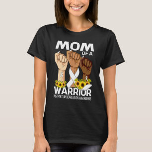 Hand Mam van een Warrior Postpartum Depression Awa T-shirt