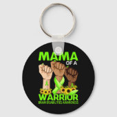 Hand Mama van een Warrior Brain Disabilities Aware Sleutelhanger (Achterkant)