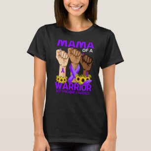 Hand Mama van een Warrior Rett Syndroom Bewustzijn T-shirt