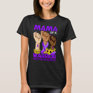 Hand mama van een Warrior Turner syndroom bewustzi T-shirt