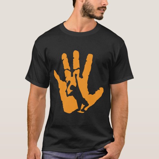 hand mano tennis t-shirt (Voorkant)
