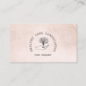 Hand met boom visitekaartje (Voorkant)