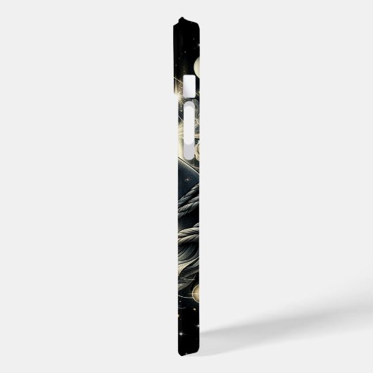 Hand met een kristal onder het maanlicht Case-Mate iPhone case (Achterkant / Links)