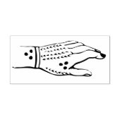  hand met Henna Design Rubber Art Stamp Rubberstempel (Afrduk)