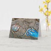 Hand met Lotus/Kaart Kaart (Gele Bloem)