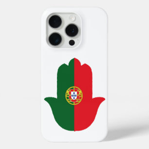 HAND met Portugal Vlag iPhone 15 Pro Case