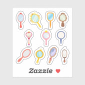 Hand Mirror Stickers (Vel)
