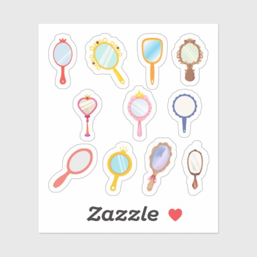 Hand Mirror Stickers (Vel)