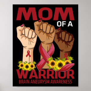 Hand Moeder Van Een Krijger Hersenen Aneurysma Bew Poster