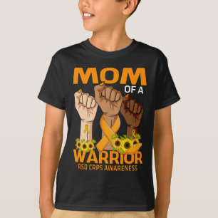 Hand Moeder Van Een Krijger RSD CRPS Awareness Zon T-shirt