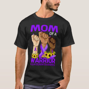 Hand Mom Of A Warrior Macular Degeneration Awarene T-shirt