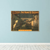 Hand of Destiny "The Lock on the Seine River" Canvas Afdruk (Insitu (Houten vloer))